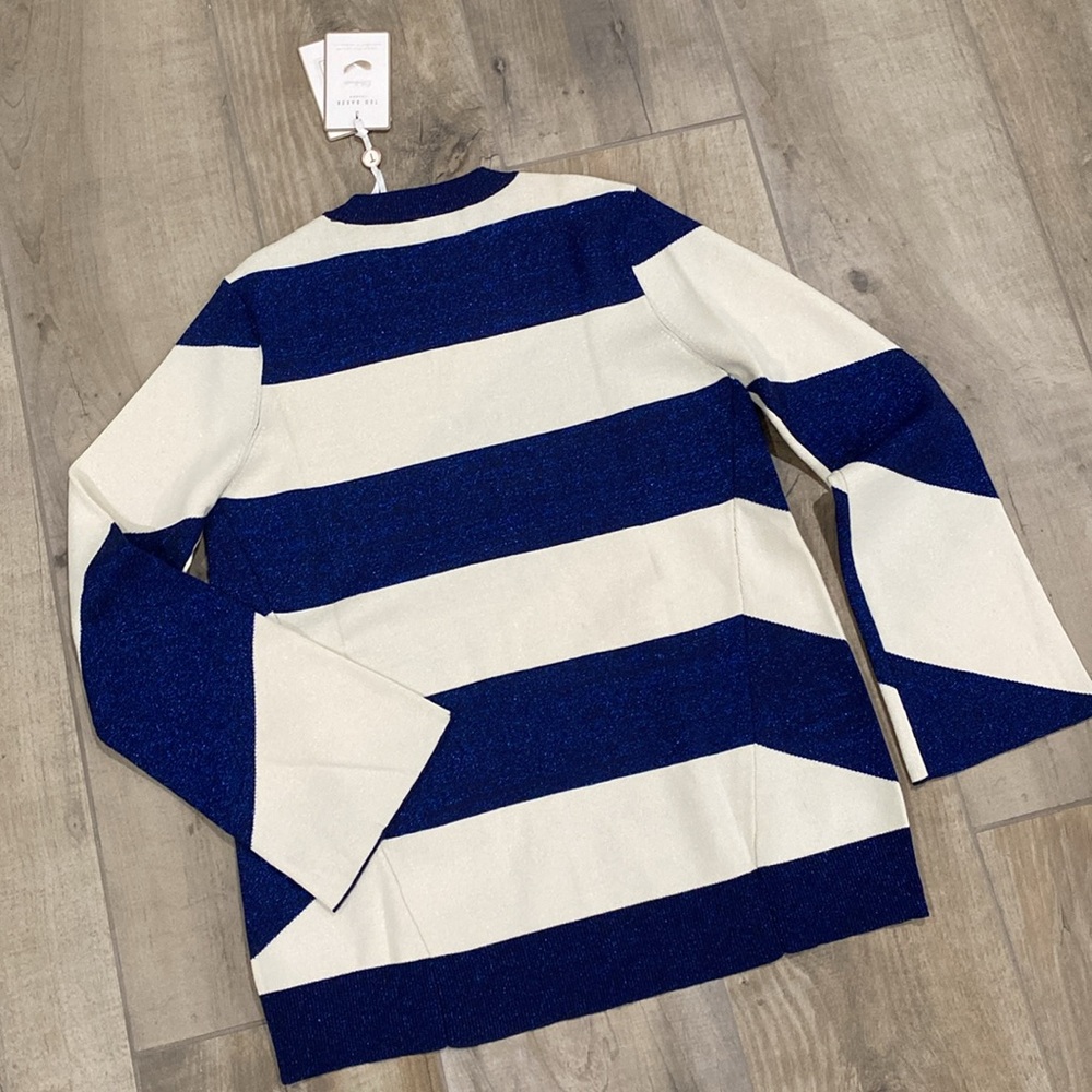NWT Ted Baker Danyeil Directional Stripe Jumper - Picture 6 of 6